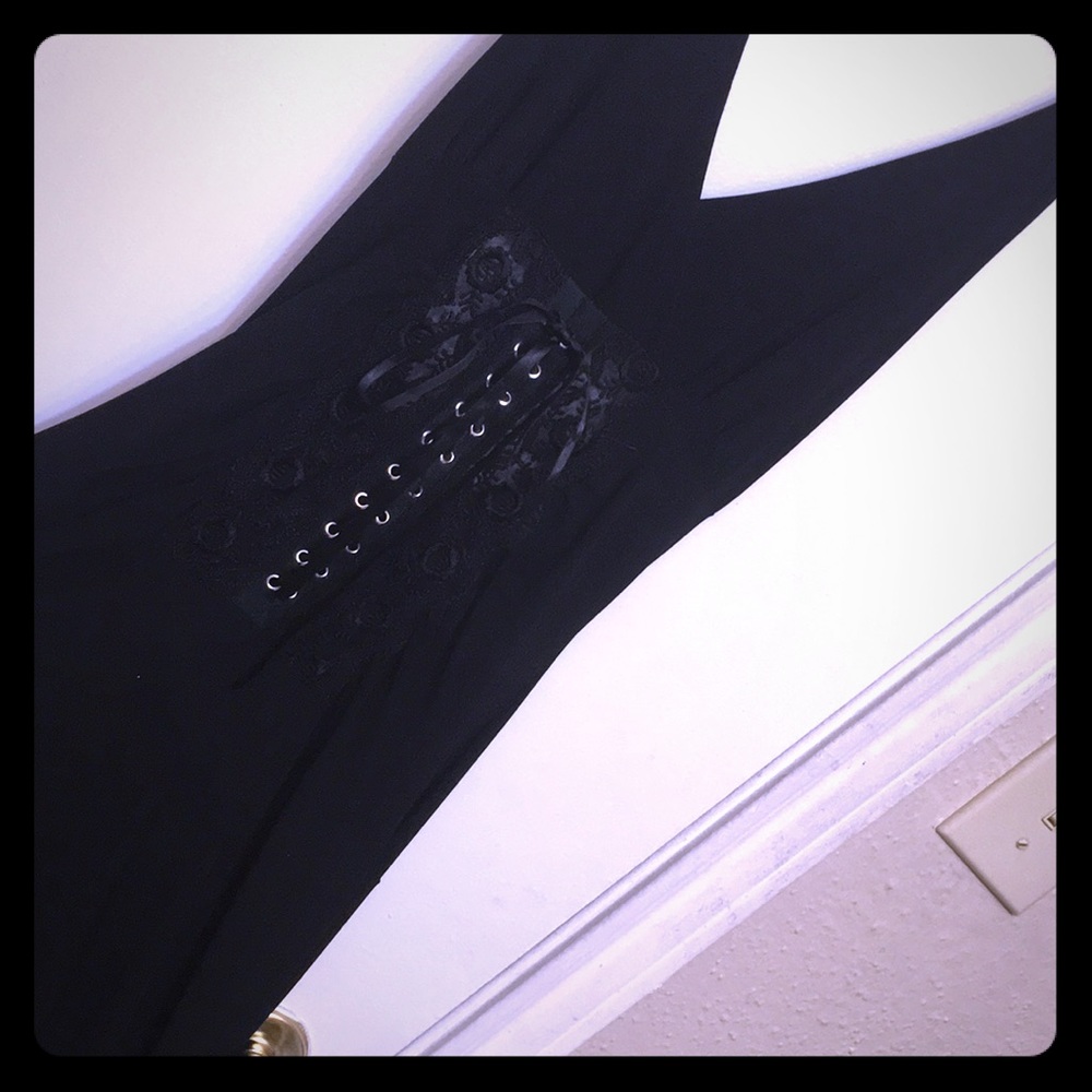 Small Black Lace Corset dress